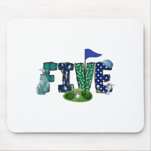 Mousepad 5 Birthday Golf Theme Party Golf Girl Birthd