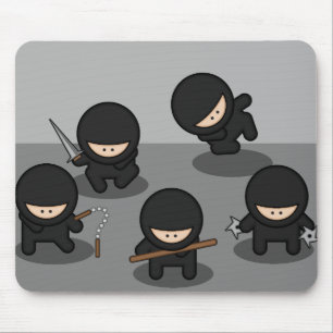Mousepad 5 Pequenos ninjas