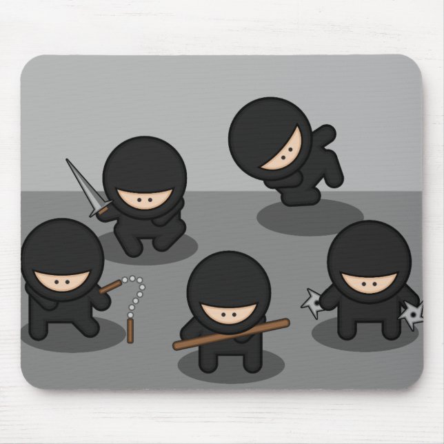 Mousepad 5 Pequenos ninjas (Frente)