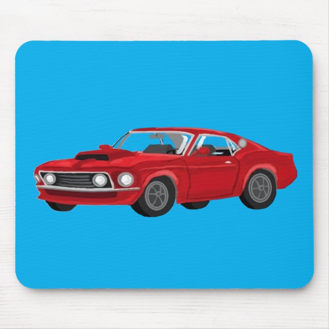 Mousepad 60´s muscle car (Frente)