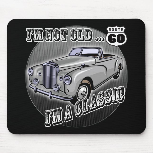 Mousepad 60th T-shirt e presentes do aniversário (Frente)