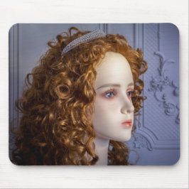 Mousepad 6271-Mannequin com Cabelo Vermelho e Diamond Tiara