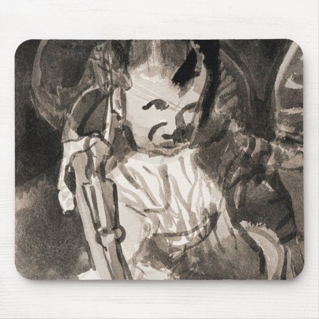 Mousepad 6483-Sketch of Felix Klee (1908) by Paul Klee (Frente)