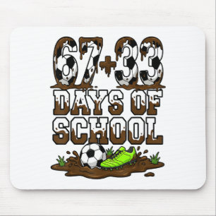 Mousepad 67 33 Dias De Escola Engraçado 100 Dias De Escola