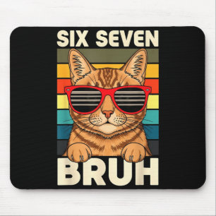 Mousepad 67 Animais Engraçado 67 Brainrot Juventude Gatos 6