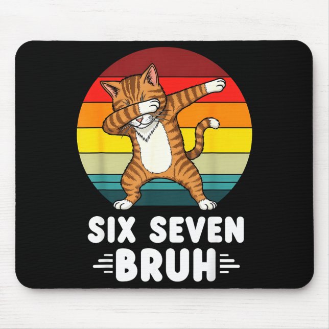 Mousepad 67 Animals Funny 67 Brainrot Youth Kids Cat 67  (Frente)