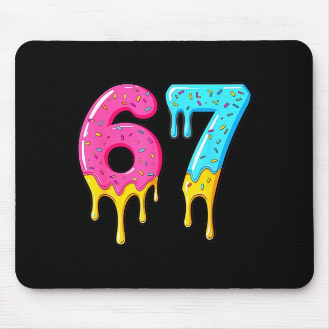 Mousepad 67 Baseball 101 Apparel Youth Drip Meme  (Frente)