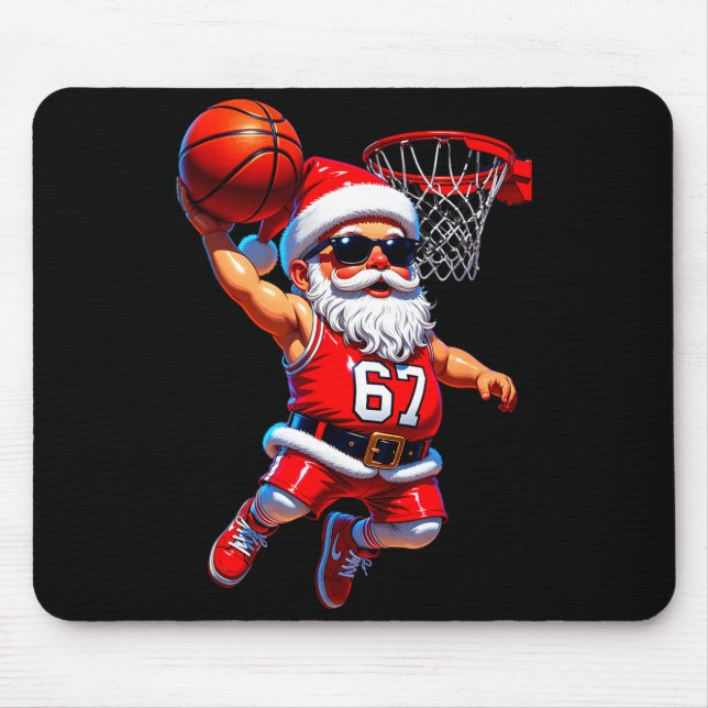 Mousepad 67 Basquete Papai Noel Seis Sete Meme Natal Srt M (Frente)