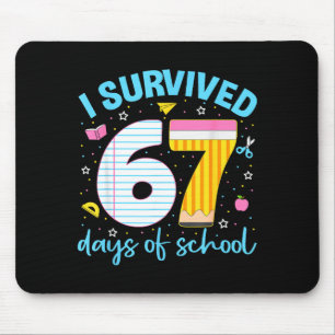 Mousepad 67 Camisa Professor Crianças 6 7 Meme Eu Sobrevivi