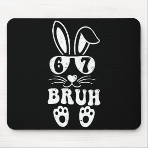 Mousepad 67 Camisas engraçadas do Coelho do Meme Six Seven