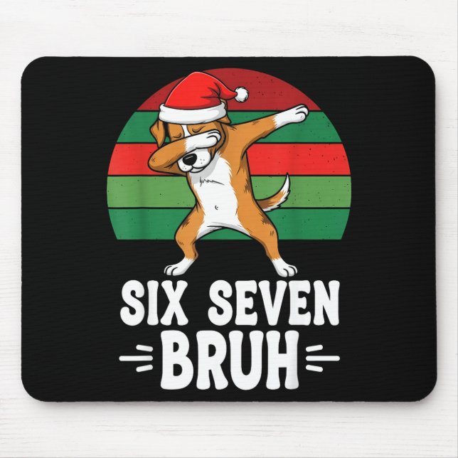 Mousepad 67 Christmas Funny 67 Brainrot Youth Kids Dog 67  (Frente)