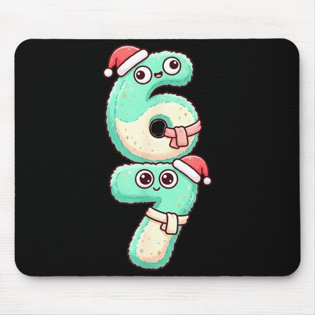 Mousepad 67 Christmas Kawaii Pastel Design  (Frente)