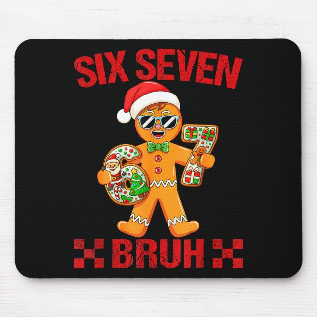 Mousepad 67 Christmas Meme Saying 6 7 Meme Costume Xmas  (Frente)
