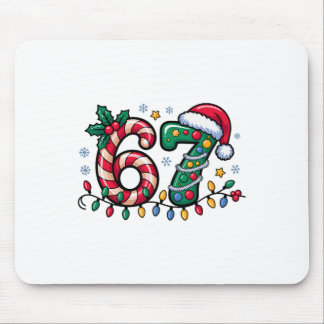Mousepad 67 Christmas Meme Six Seven Xmas Funny Boys Girls 