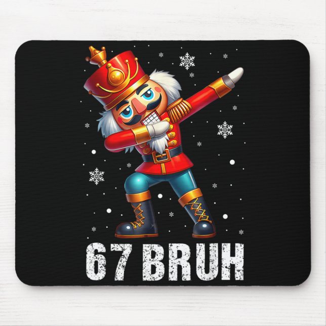 Mousepad 67 Christmas Nutcracker Six Seven Bruh 6 7 Funny C (Frente)