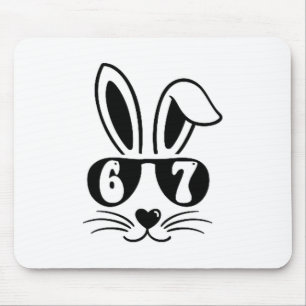 Mousepad 67 Coisas Engraçadas Seis Sete Meme Coelho Bunny Ó