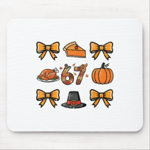 Mousepad 67 Coquete Ação de Graças Engraçado 6 7 Meme Homen