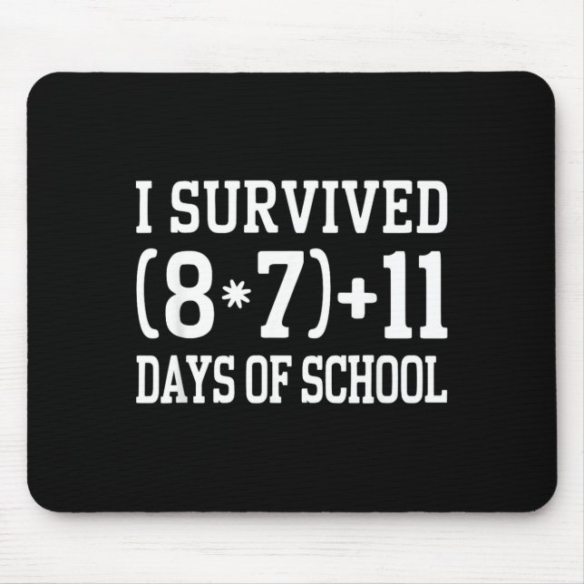 Mousepad 67 Days Of School Math Problem Teachers 67 Slang 6 (Frente)