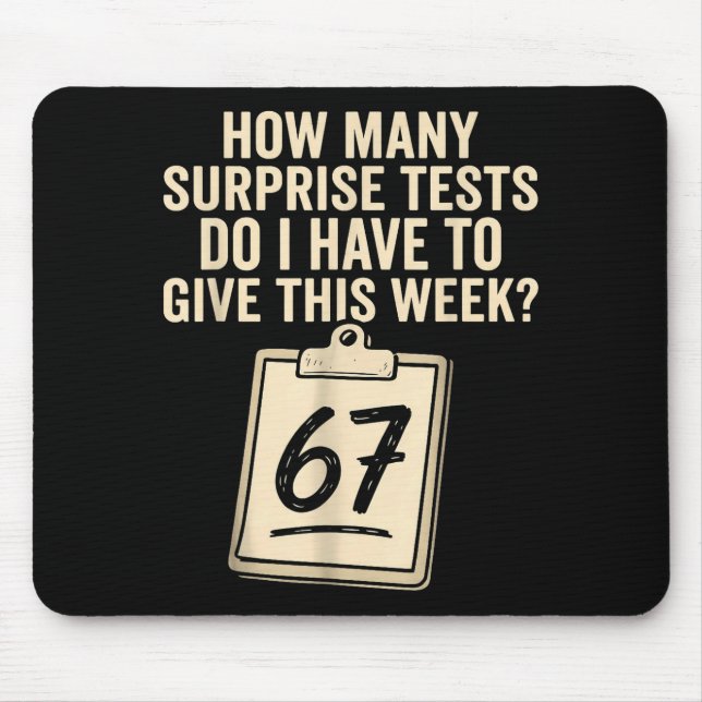 Mousepad 67 Days Of School Teacher 67 Shirt 67 Teacher  (Frente)