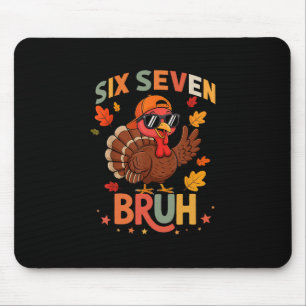 Mousepad 67 Dia de Ação de Graças Engraçado Six Seven Meme