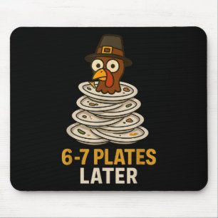 Mousepad 67 Dia de Ação de Graças Funny Turkey 6-7 Meme Sei