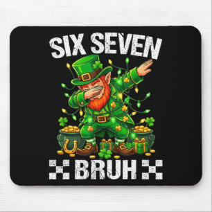 Mousepad 67 Dia de São Patrício Engraçado Seis Sete Meme Me