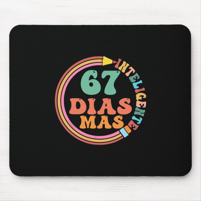Mousepad 67 Dias Engraçados de Professor de Espanhol Meme M (Frente)