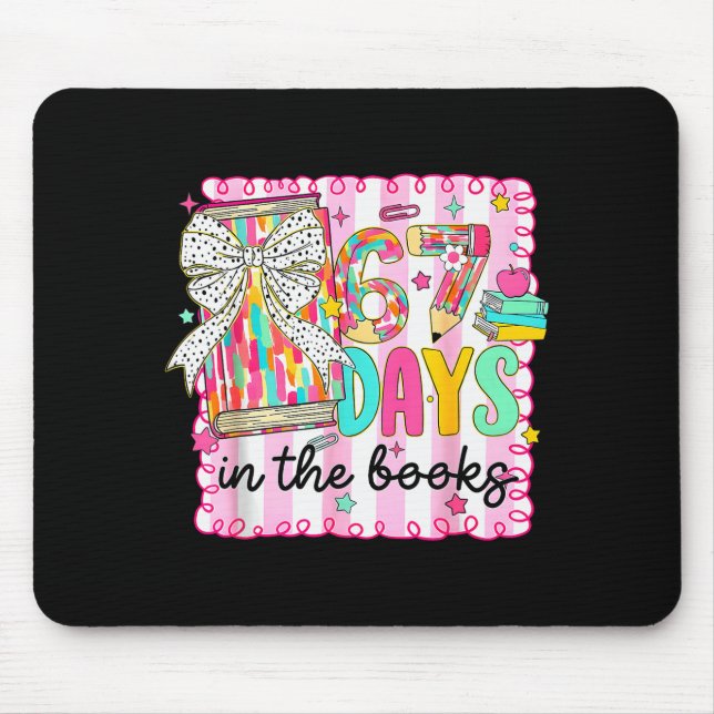 Mousepad 67 Dias No Livro Professor 67º Dia De L (Frente)