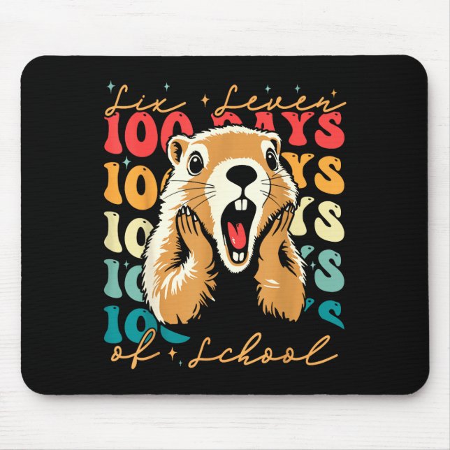 Mousepad 67 divertido seis sete respeite o Groundhog 100 di (Frente)