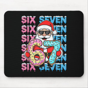 Mousepad 67 Donut Natal Divertido Seis Sete Meme Papai Noel