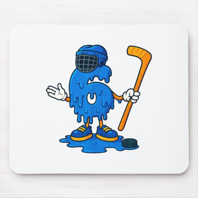 Mousepad 67 Drip Ice Cream Hockey Player  (Frente)