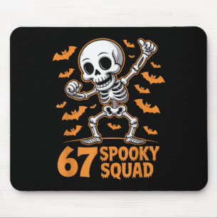 Mousepad 67 Esquadrão Assustador Esqueleto de Halloween 6 7