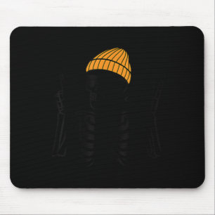 Mousepad 67 Esqueleto de Halloween Sinal de Paz Meme Divert