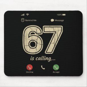 Mousepad 67 Está Ligando Meme de Tela de Celular Engraçado
