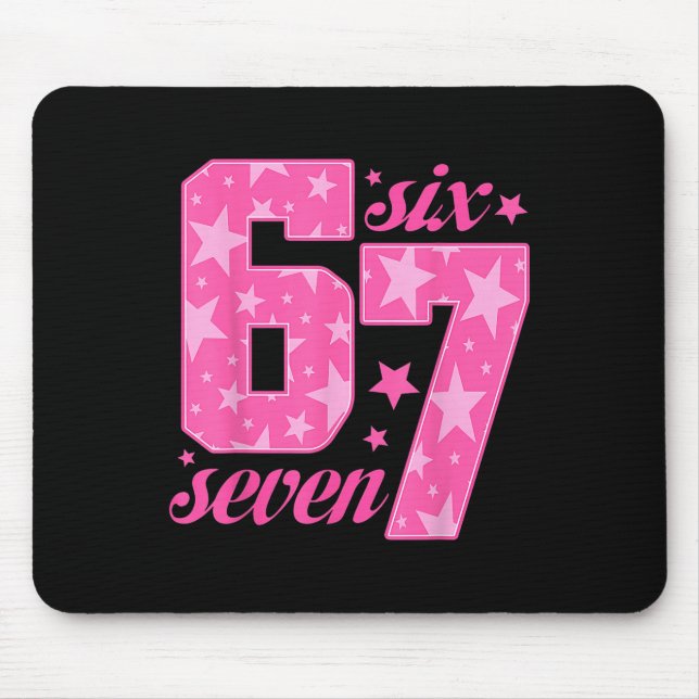 Mousepad 67 Funny Meme Pink Girl  (Frente)