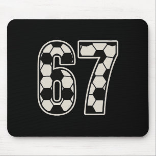 Mousepad 67 Futebol Seis Sete 6 7 Meme 67 _1