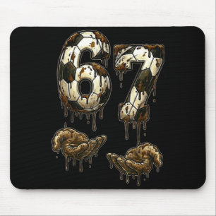 Mousepad 67 Futebol Seis Sete Futebol 6 7 Crianças Meninos