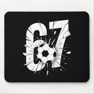 Mousepad 67 Futebol Six Seven 6 7 Meme 67 _2
