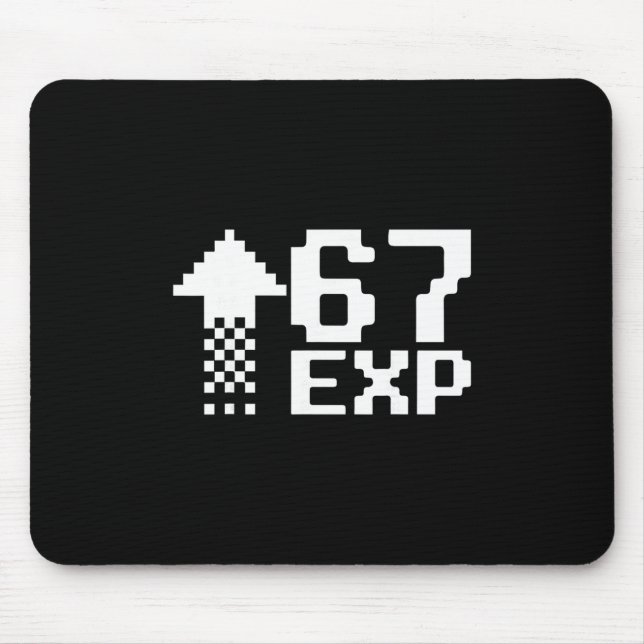 Mousepad 67 Gaming Kids Drip Meme Funny Six Seven Gen Alpha (Frente)