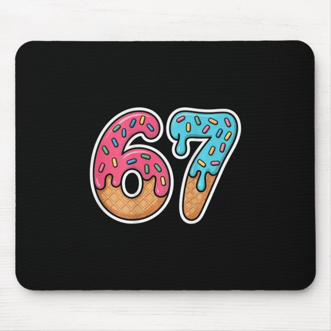 Mousepad 67 Gotejamento de Sorvete (no Ck)  (Frente)
