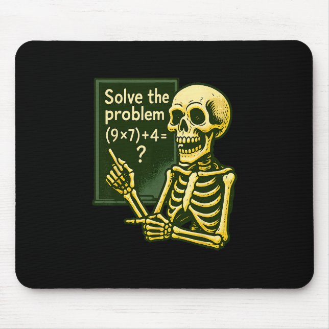Mousepad 67 Halloween Matemática Divertida Seis Sete Meme B (Frente)