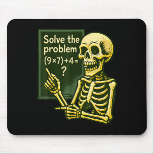 Mousepad 67 Halloween Matemática Divertida Seis Sete Meme B
