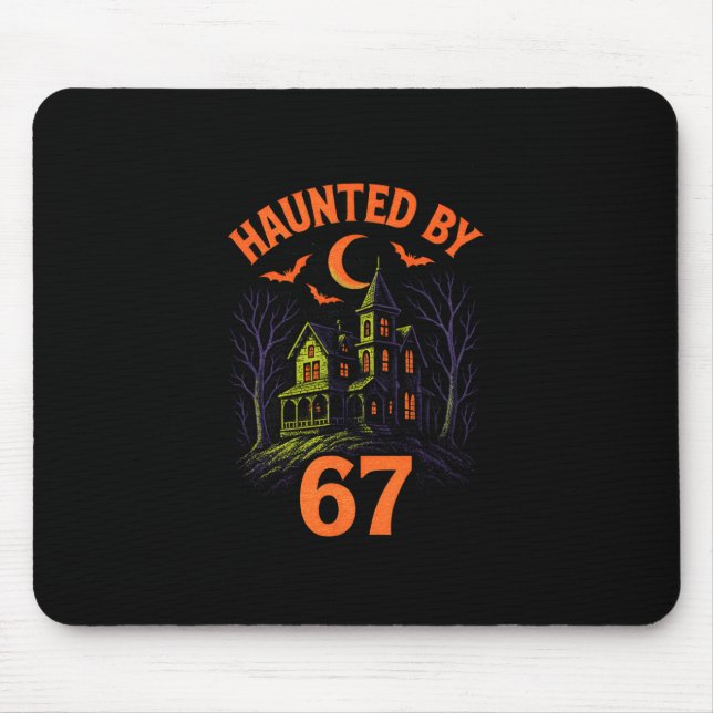 Mousepad 67 Halloween Treinador Brainrot 6-7 Meme 6 (Frente)