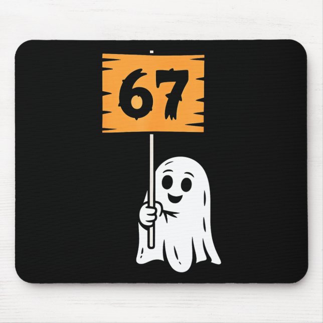 Mousepad 67 Humor de meme 6-7 Seis Sete Halloween  (Frente)
