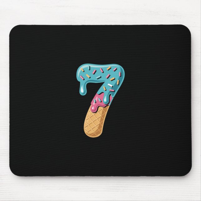 Mousepad 67 Ice Cream Drip Meme Funny Six Seven Matching Pa (Frente)