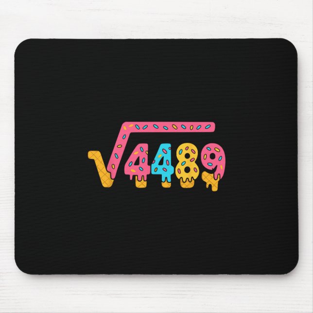 Mousepad 67 Ice Cream Meme Square Root 4489 Slang Math Teac (Frente)