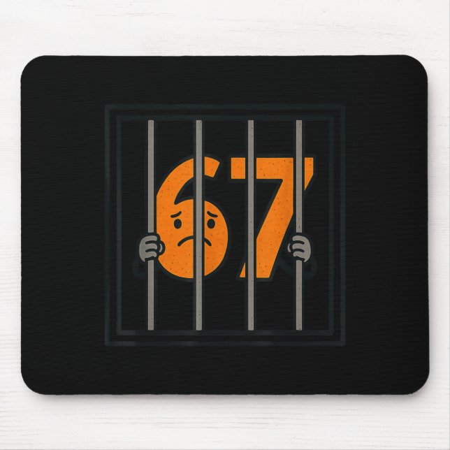 Mousepad 67 Is Not Allowed Six Seven Banned By Teacher Funn (Frente)