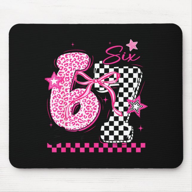Mousepad 67 Leopard Checkered Funny Six Seven Meme 6-7 Teac (Frente)