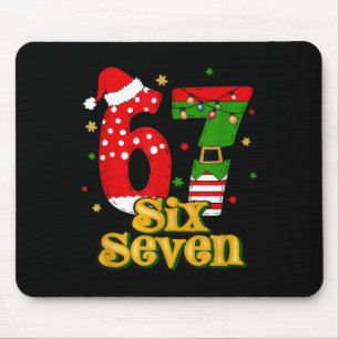 Mousepad 67 Mais Meme Candy Cane Seis Sete Crianças Homens