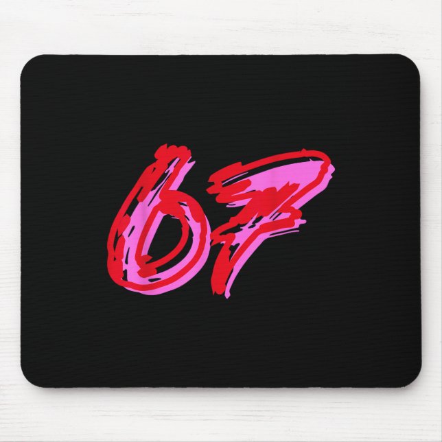 Mousepad 67 Meme  (Frente)